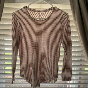 Madewell stripe long sleeve tee